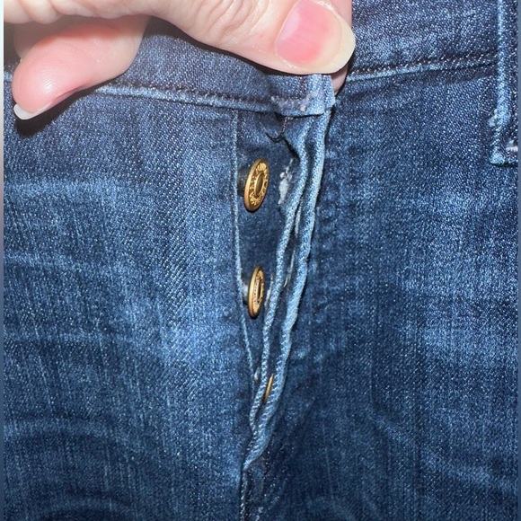 7 For All Mankind Josefina Skinny Boyfriend Button-fly Jeans - Picture 10 of 10
